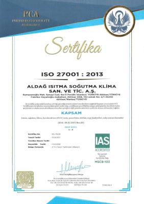ISO 27001:2013 Türkçe